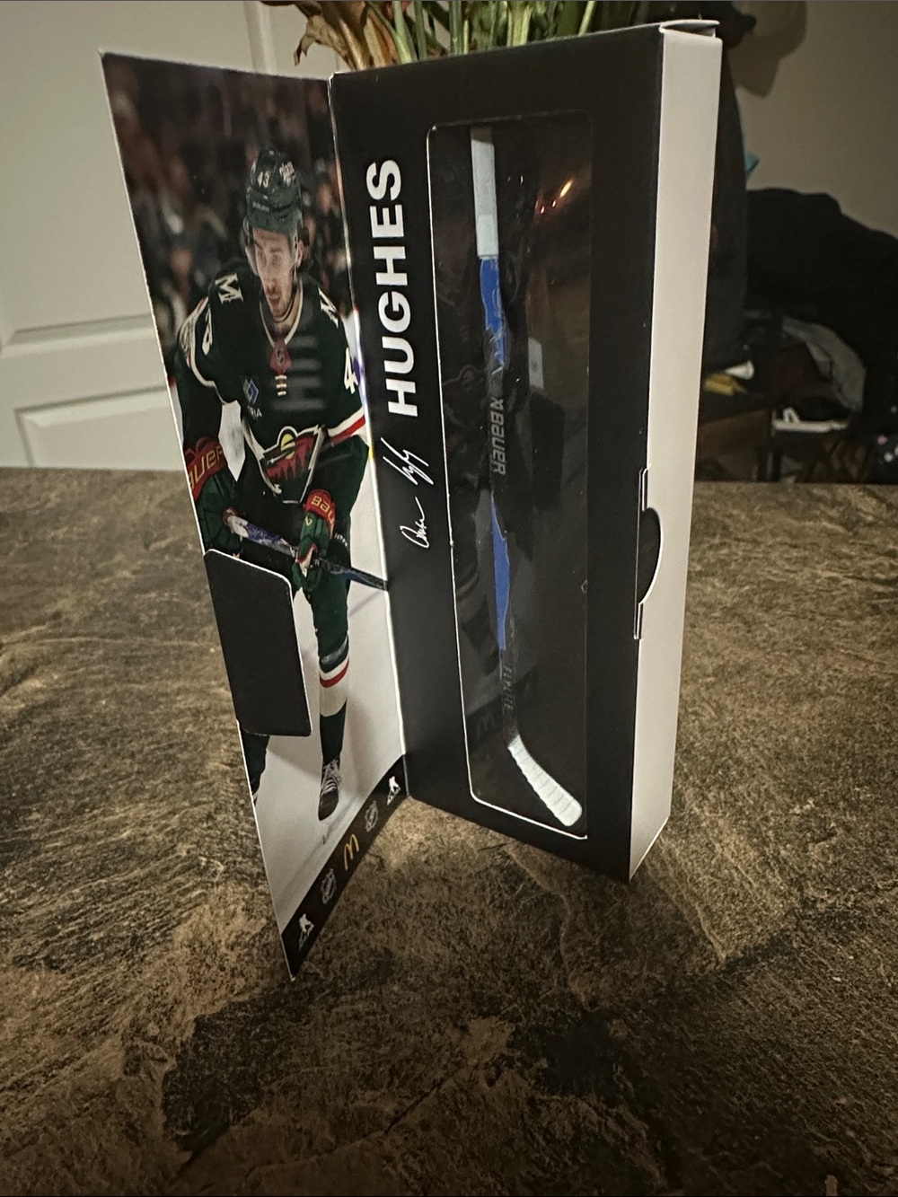 Quinn Hughes 2025-2026 McDonald’s Stick